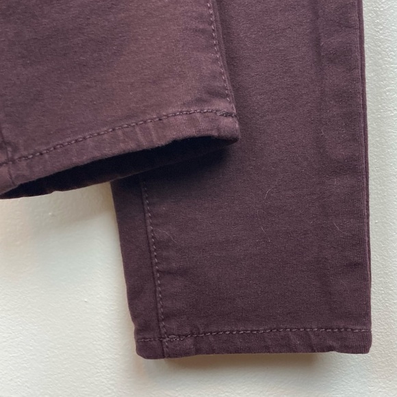 AE Straight Burgundy Stretch Jeggings - Picture 7 of 12
